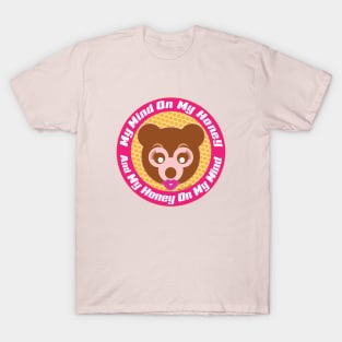 Honey on My Mind Lady Honey Bear T-Shirt